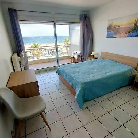 Apartamento T2 Rénové Face Avec Balcon Au Canet-plage, 4 Pers - Fr-1-696-127 *
